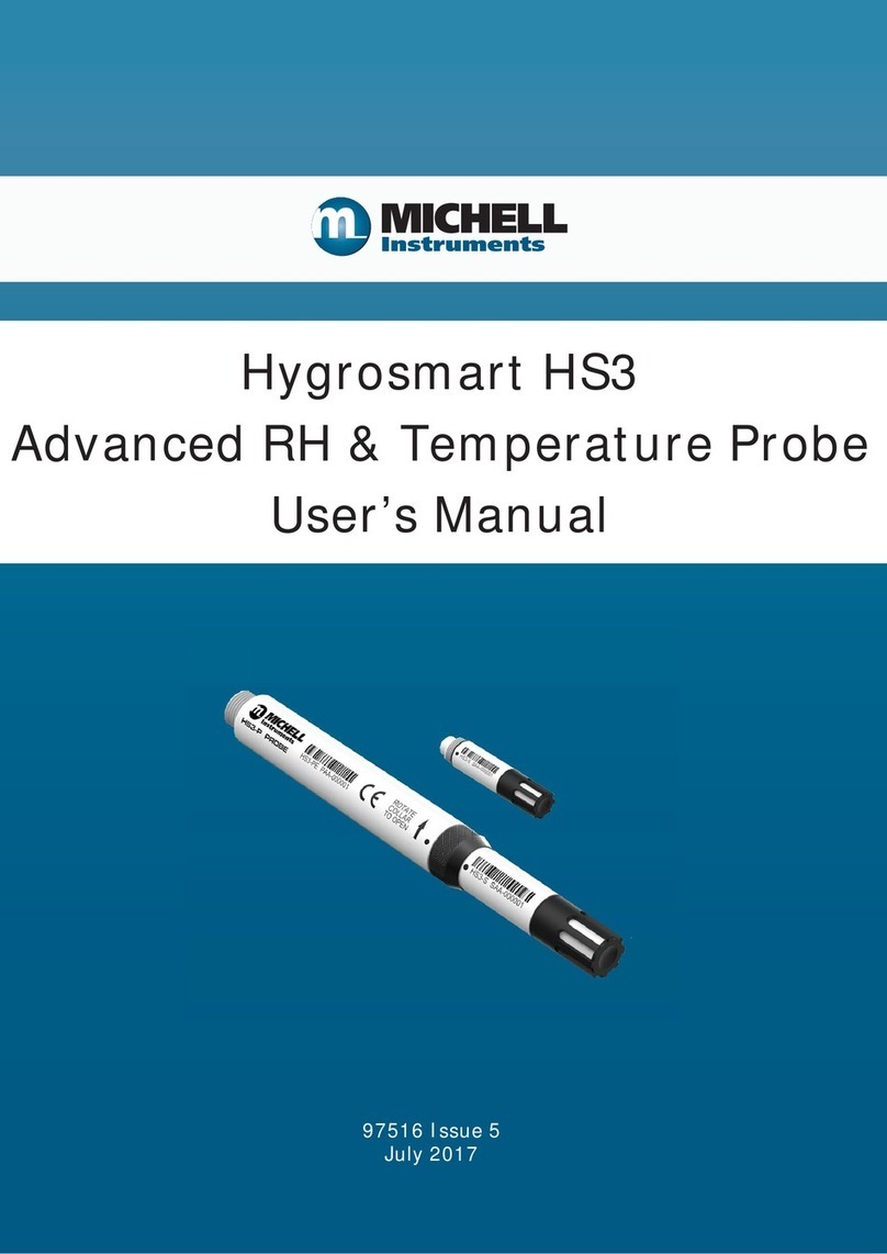 Michell Instruments Hygrosmart HS3 user manual