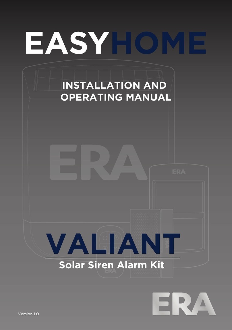 ERA VALIANT Installation and operating manual