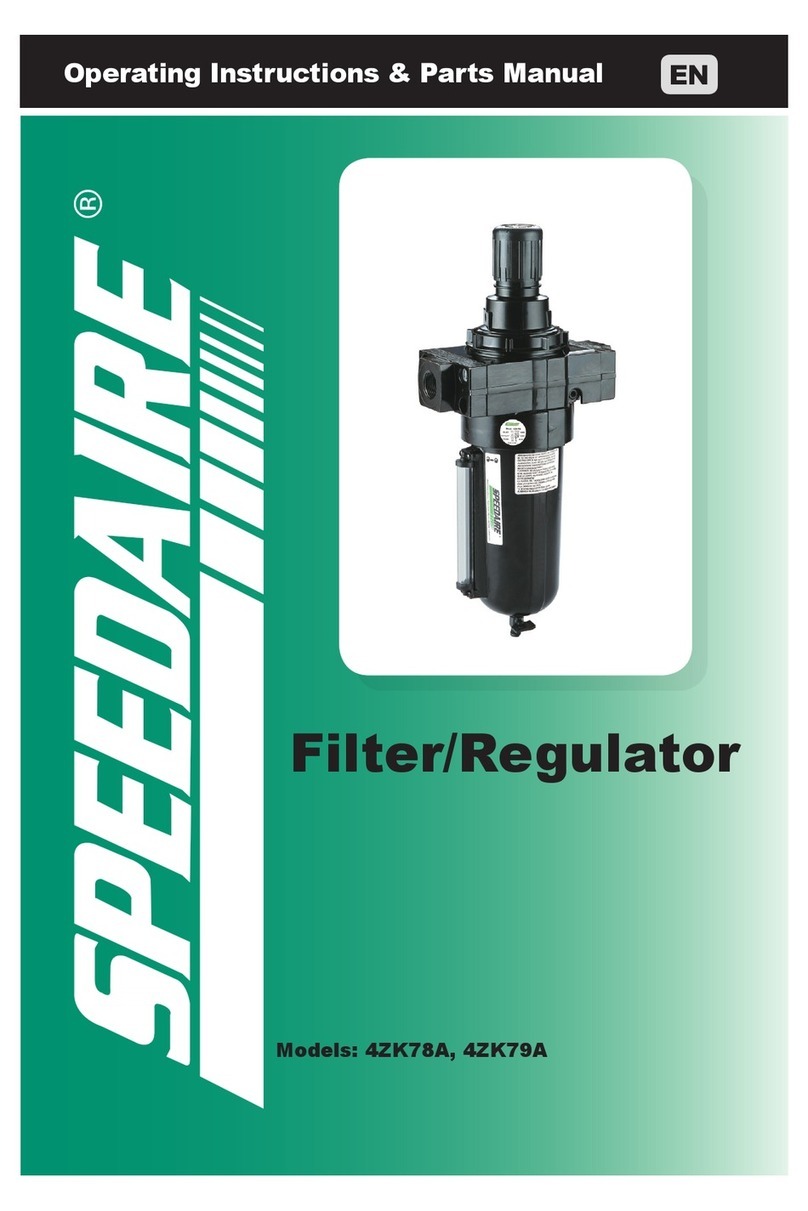 Speedaire 4ZK78A Operating instructions & parts manual