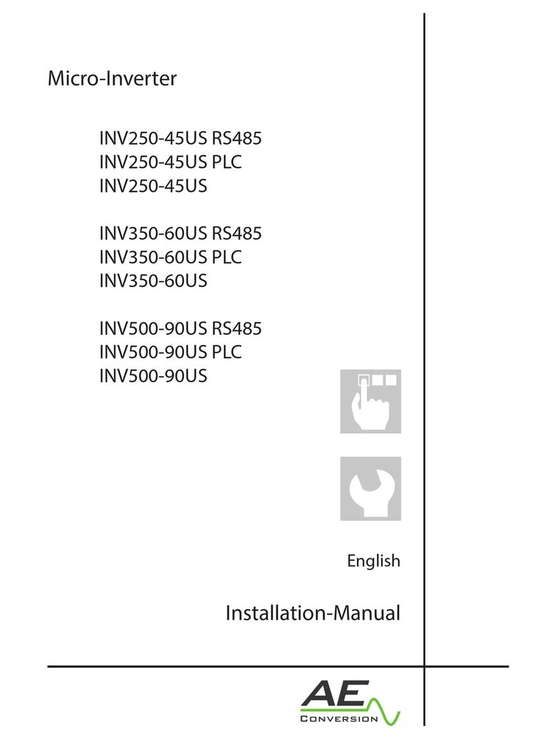 AE Conversion INV250-45US RS485 User manual