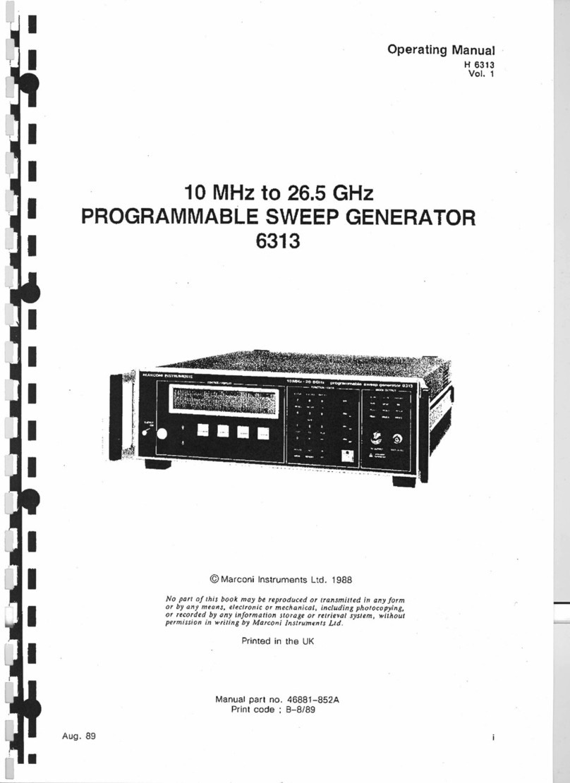 Marconi 6313 operating manual