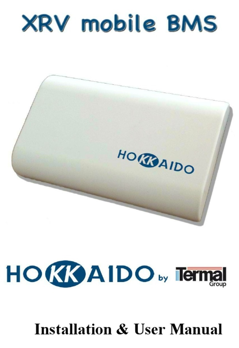 Termal Hokkaido XRV Mobile BMS Installation & user manual