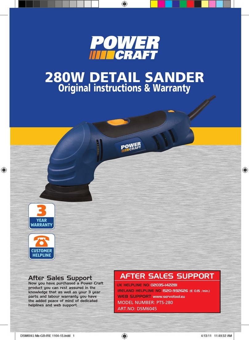 Power Craft PTS-280 Installation guide