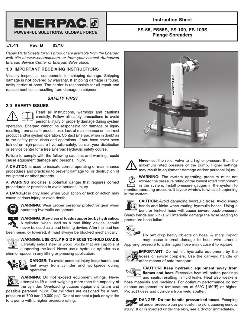 Enerpac FS-56 User manual