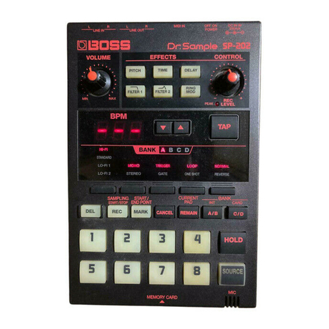 BOSSCO Dr.Sample SP-202 User manual
