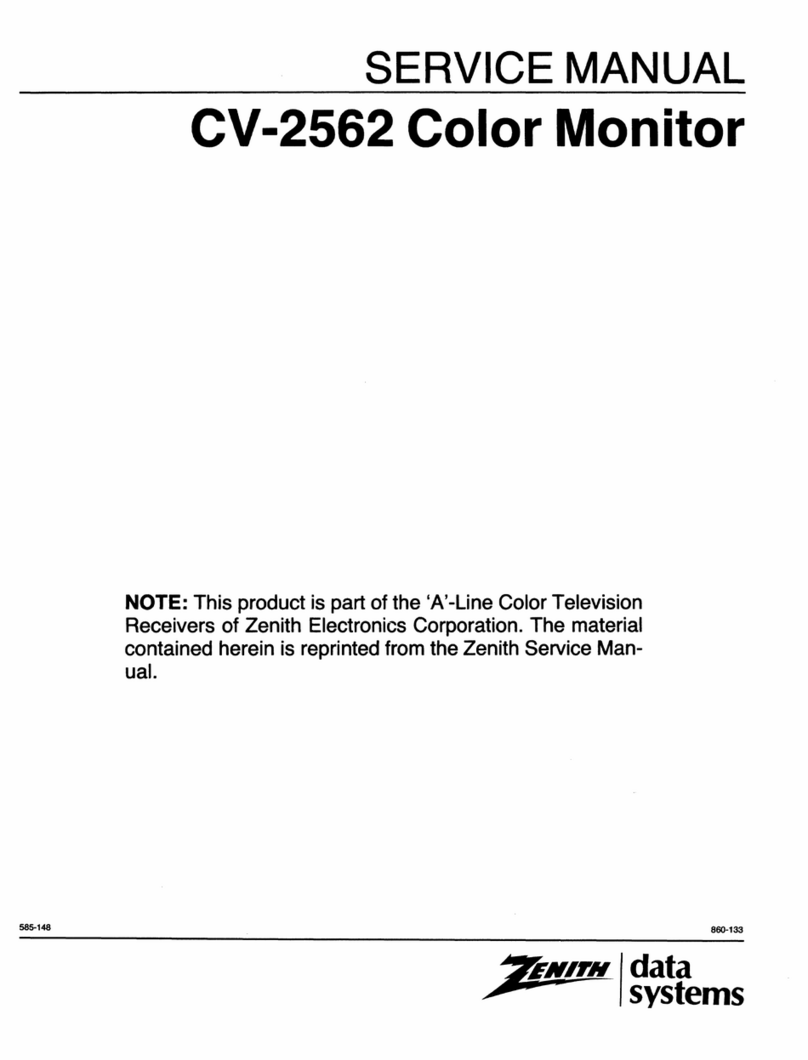 Zenith CV-2562 User manual