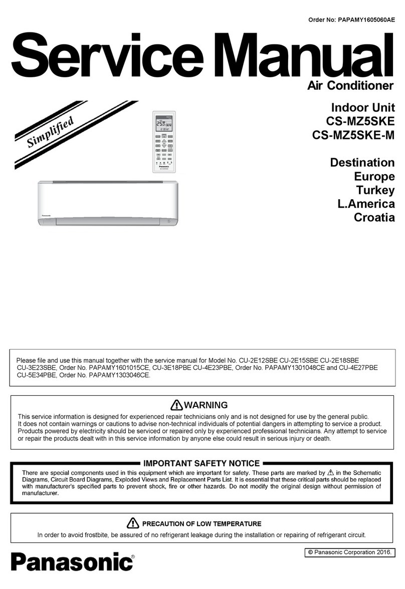 Panasonic CS-MZ5SKE User manual