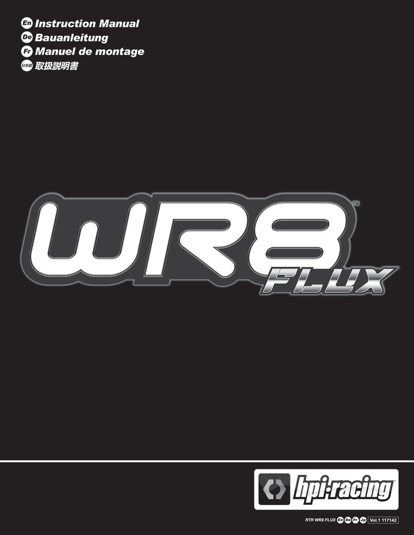 HPI Racing WR8 Flux instruction manual
