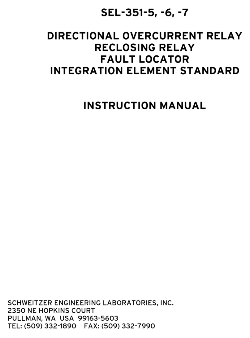 Schweitzer Engineering Laboratories SEL-351-5 User manual