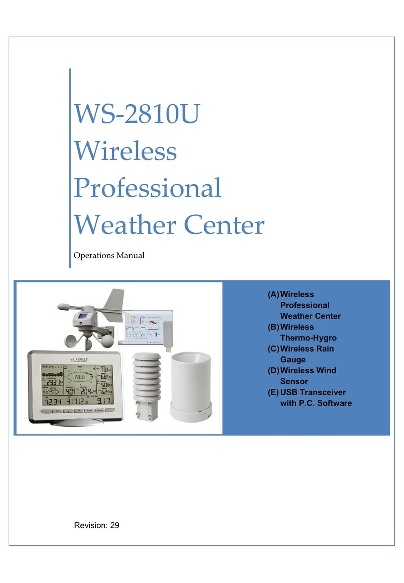 La Crosse Technology WS-2810U Operation manual
