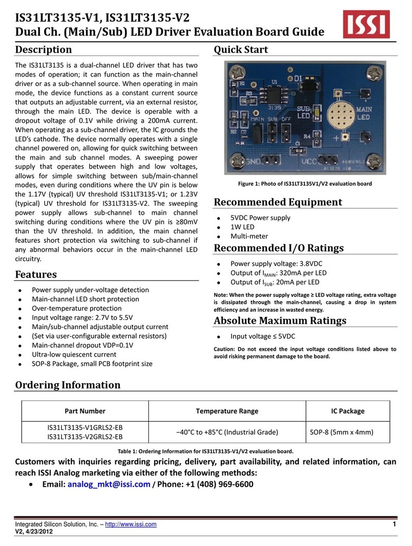 ISSI IS31LT3135-V1 Guide