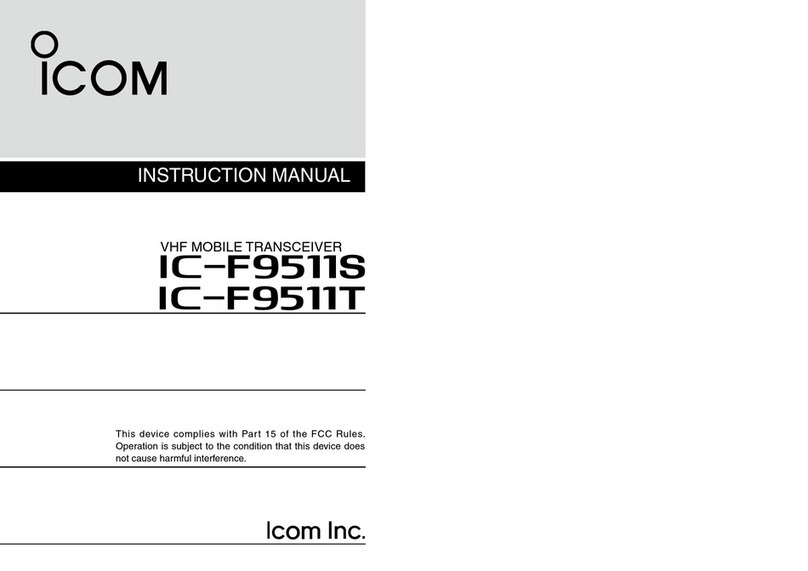 Icom IC-F9511S instruction manual