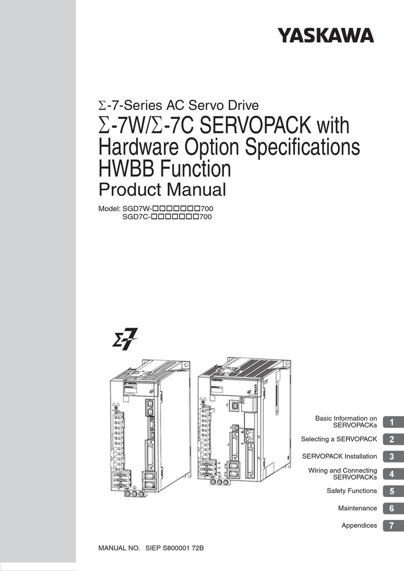 YASKAWA SERVOPACK Sigma 7W Series product manual