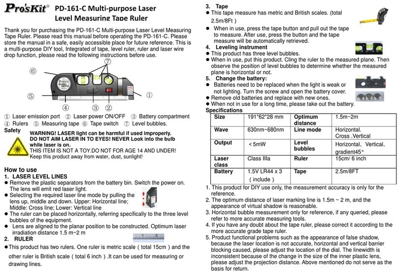 Pro's Kit PD-161-C manual