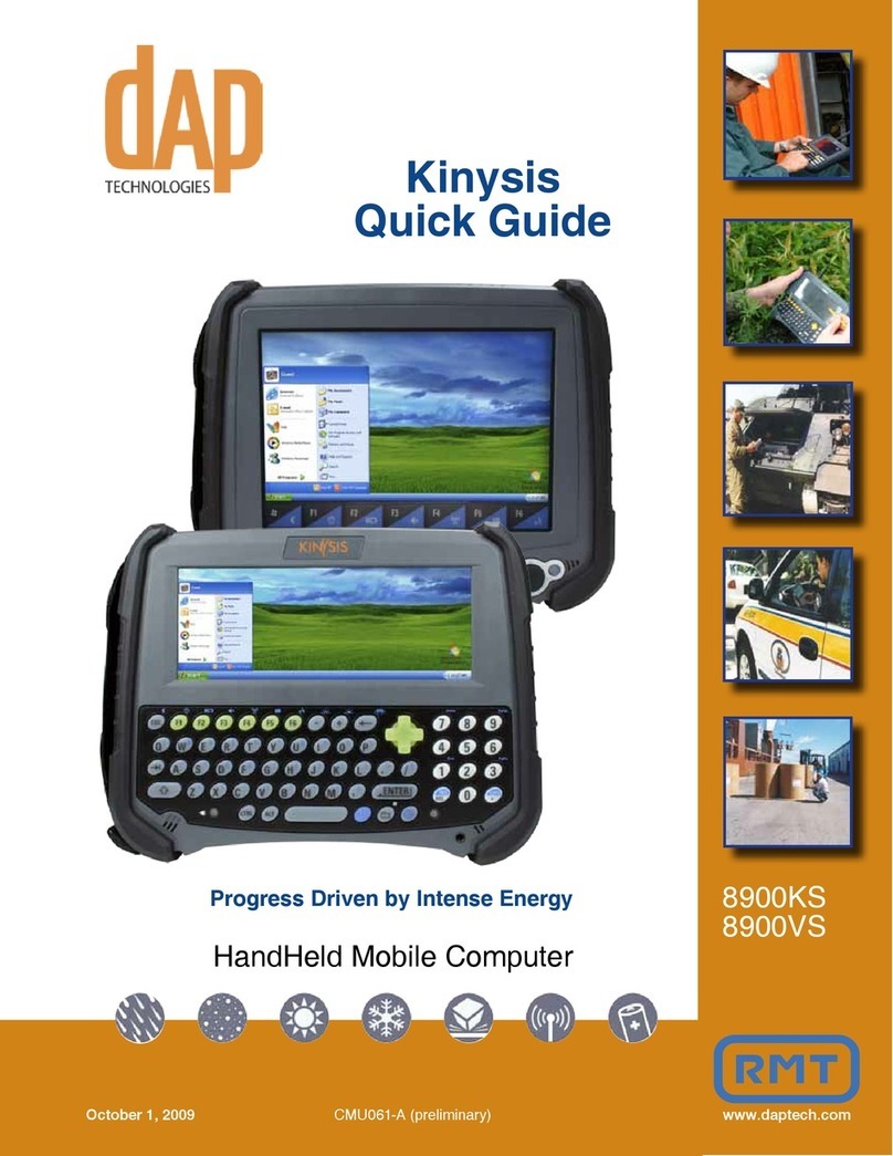 DAP Technologies Kinysis 8900KS User manual