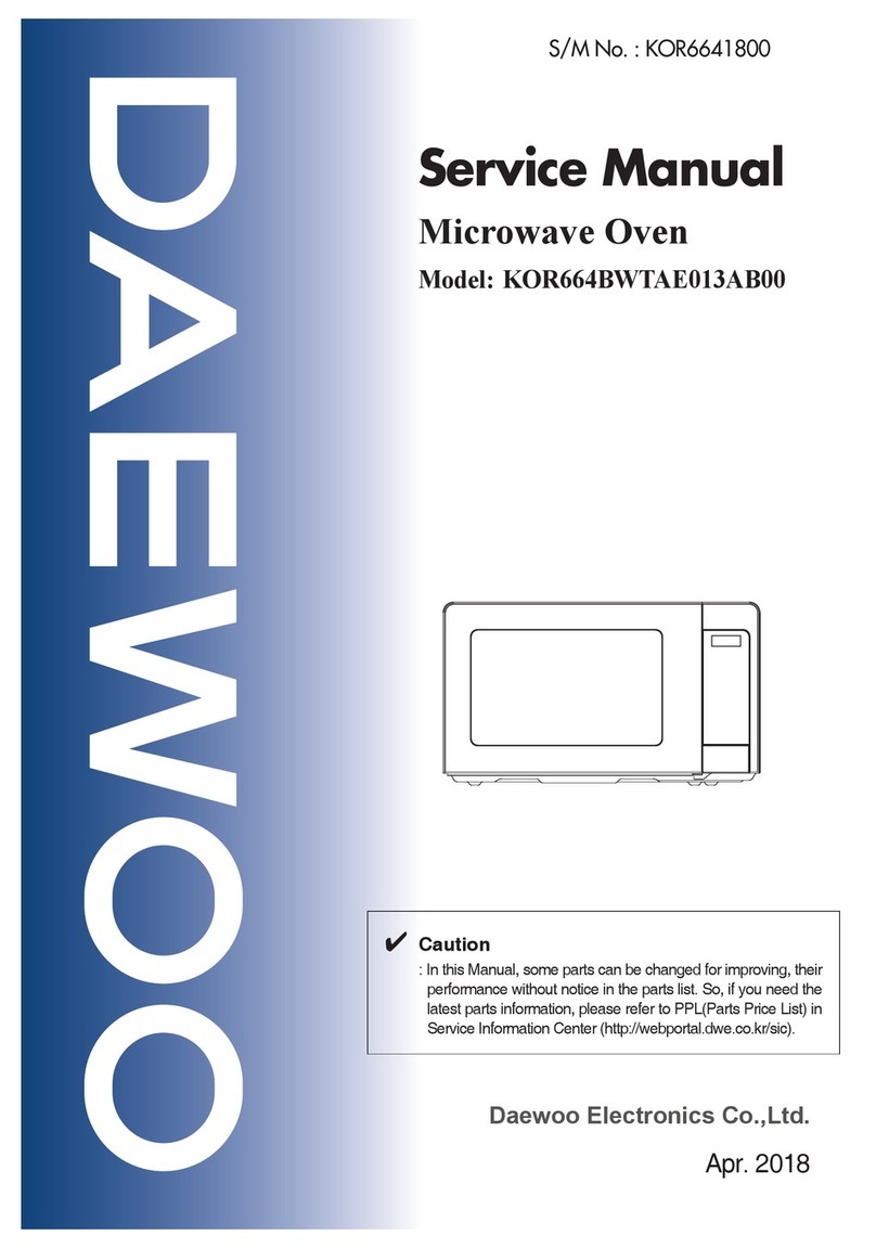 Daewoo KOR664BWTAE013AB00 Service manual