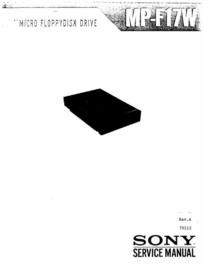 Sony MP-F17W User manual