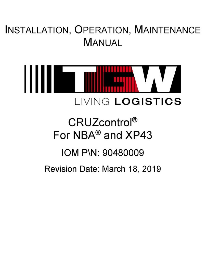 TGW CRUZcontrol Installation, operation & maintenance manual