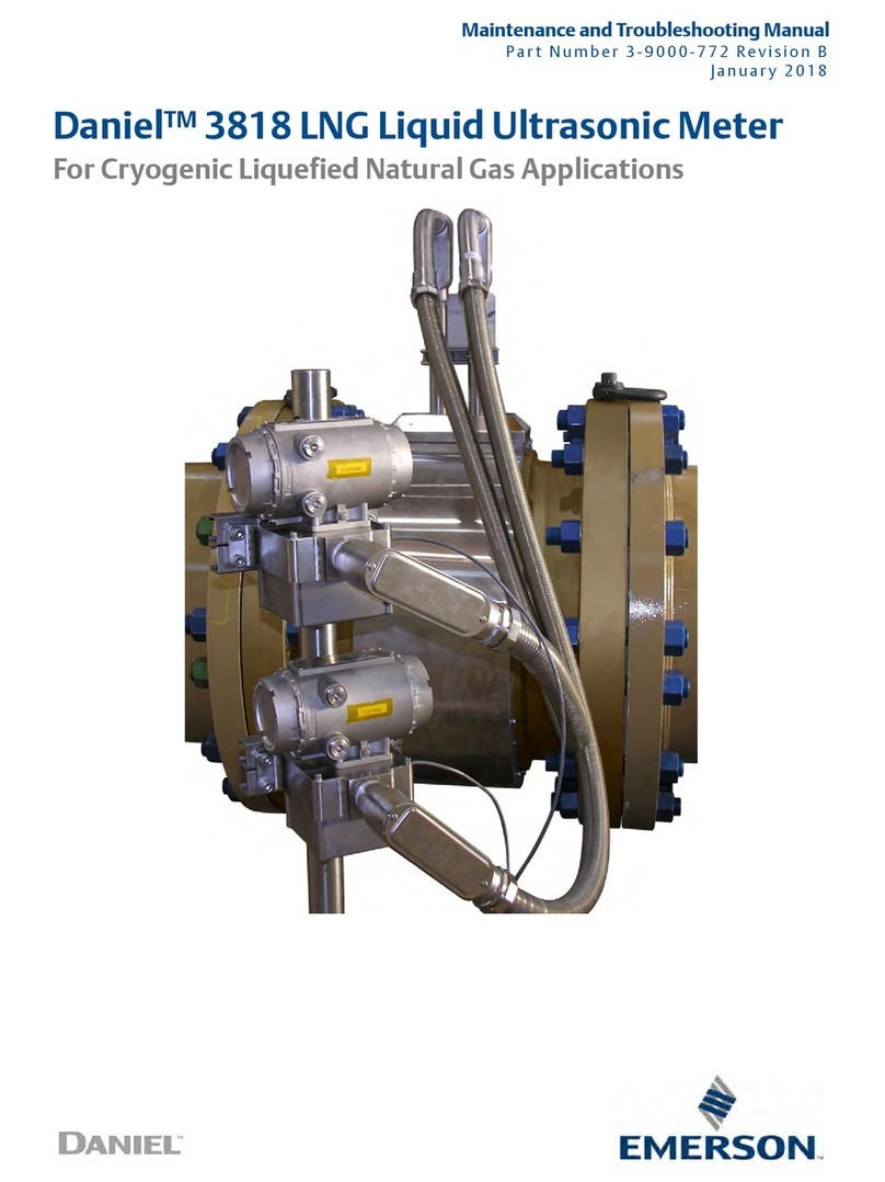 Emerson Daniel 3818 Maintenance and troubleshooting manual Emerson Daniel 3818 Maintenance and troubleshooting manual