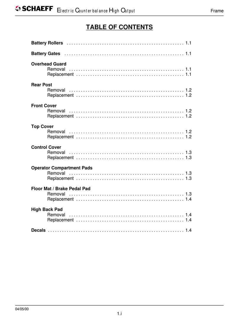Schaeff Echo 3000 Service manual