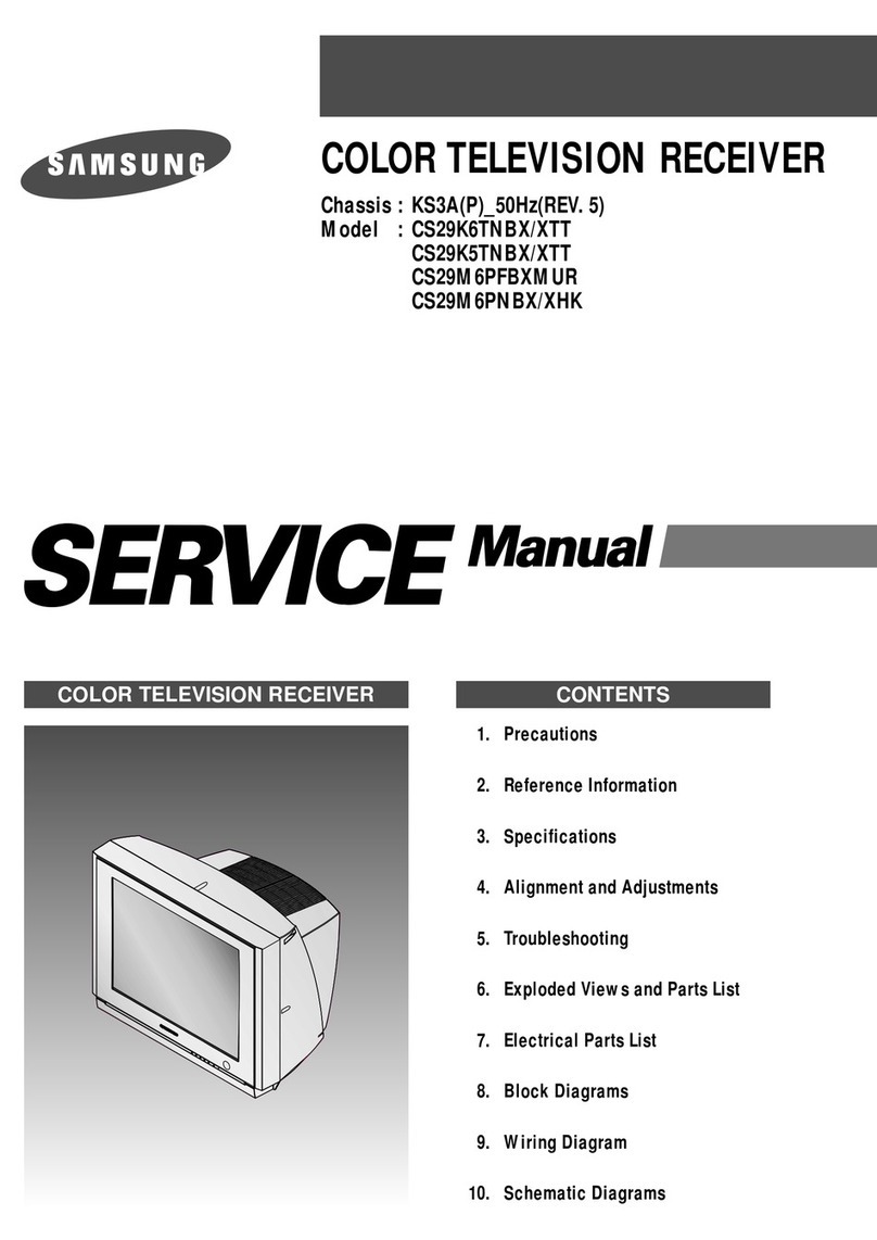 Samsung CS29K6TNBX/XTT Service manual