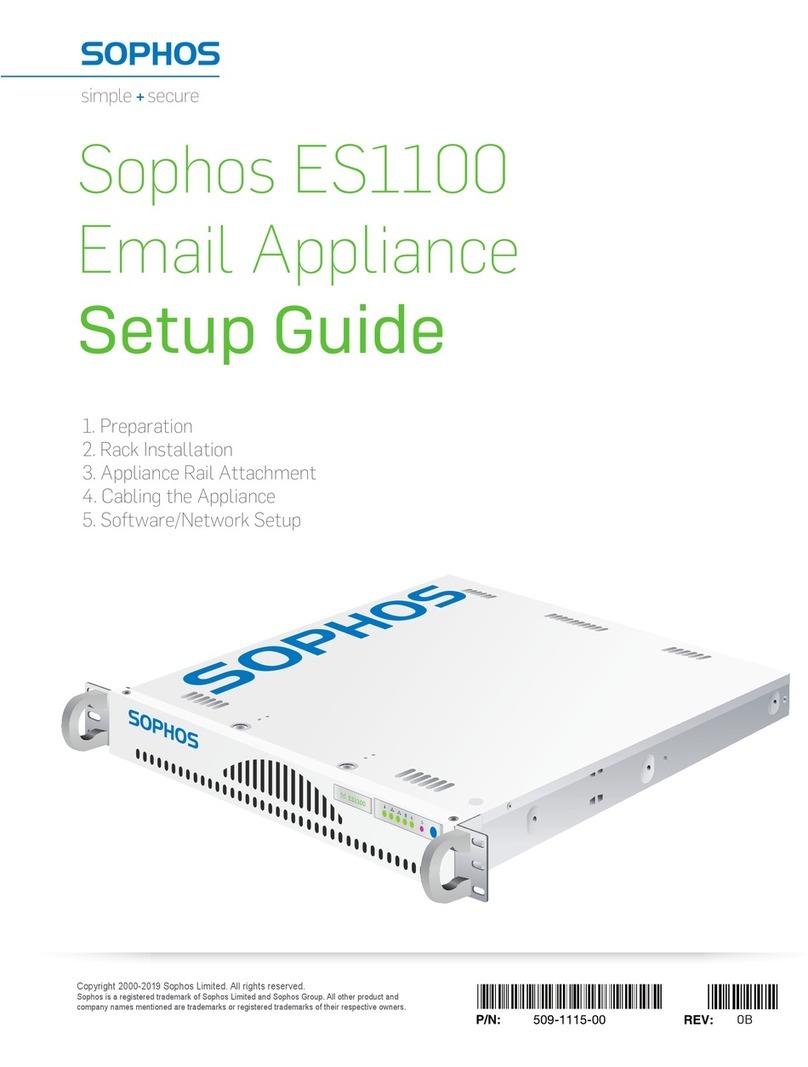 Sophos ES1100 User manual