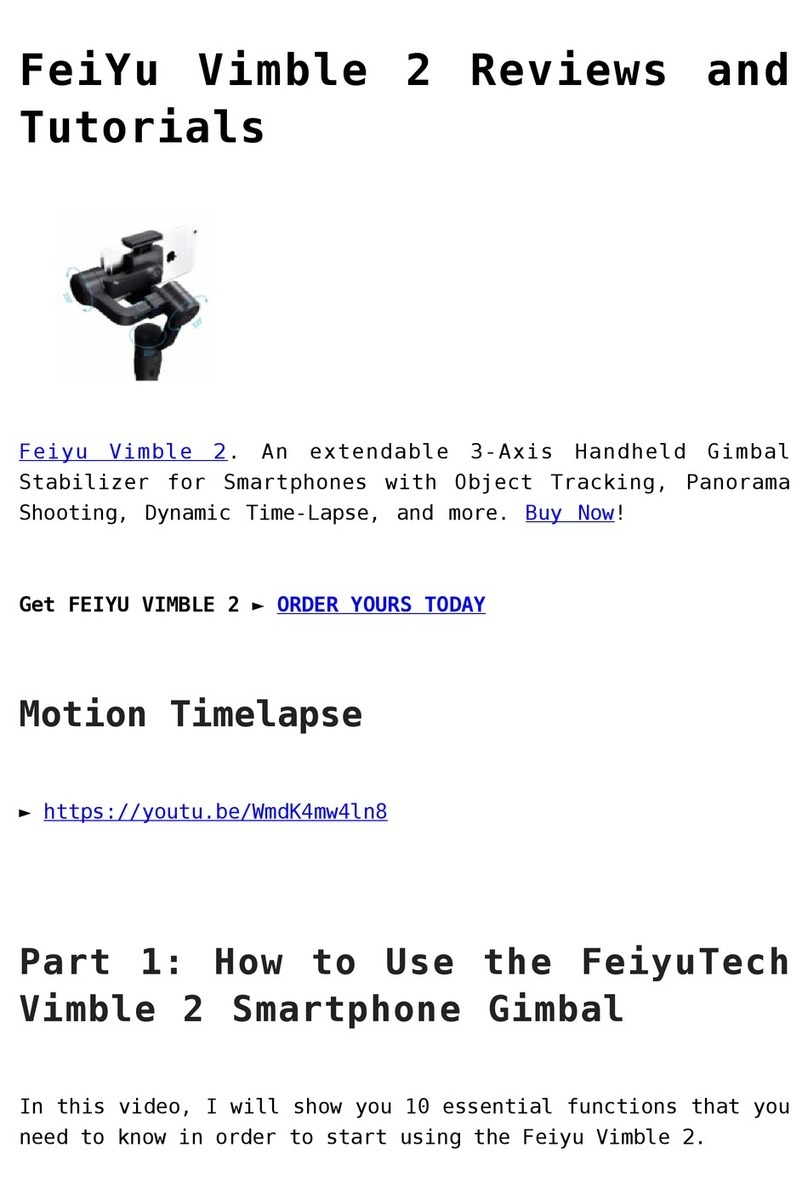 FeiYu Tech vimble 2 Operation instructions
