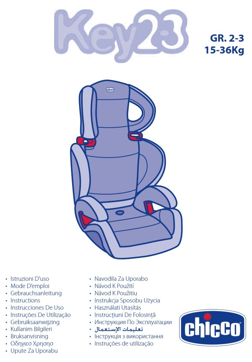 Chicco KEY 2-3 ULTRAFIX instructions