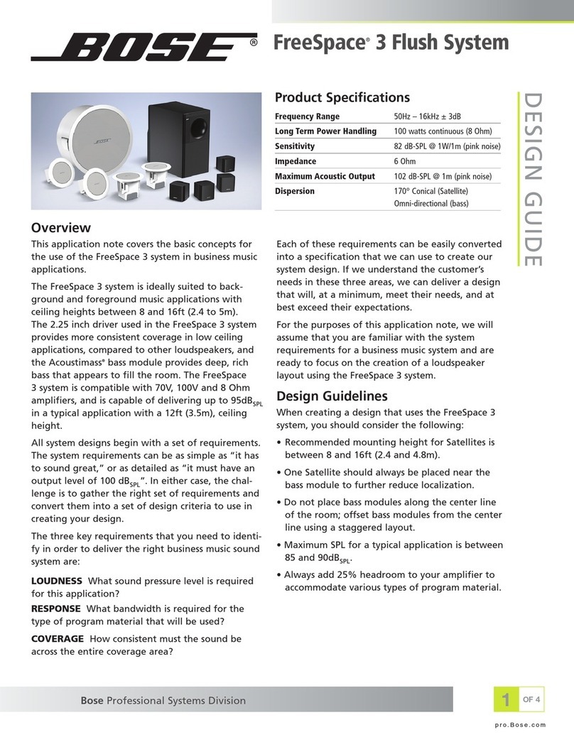 Bose FreeSpace 3 Guide
