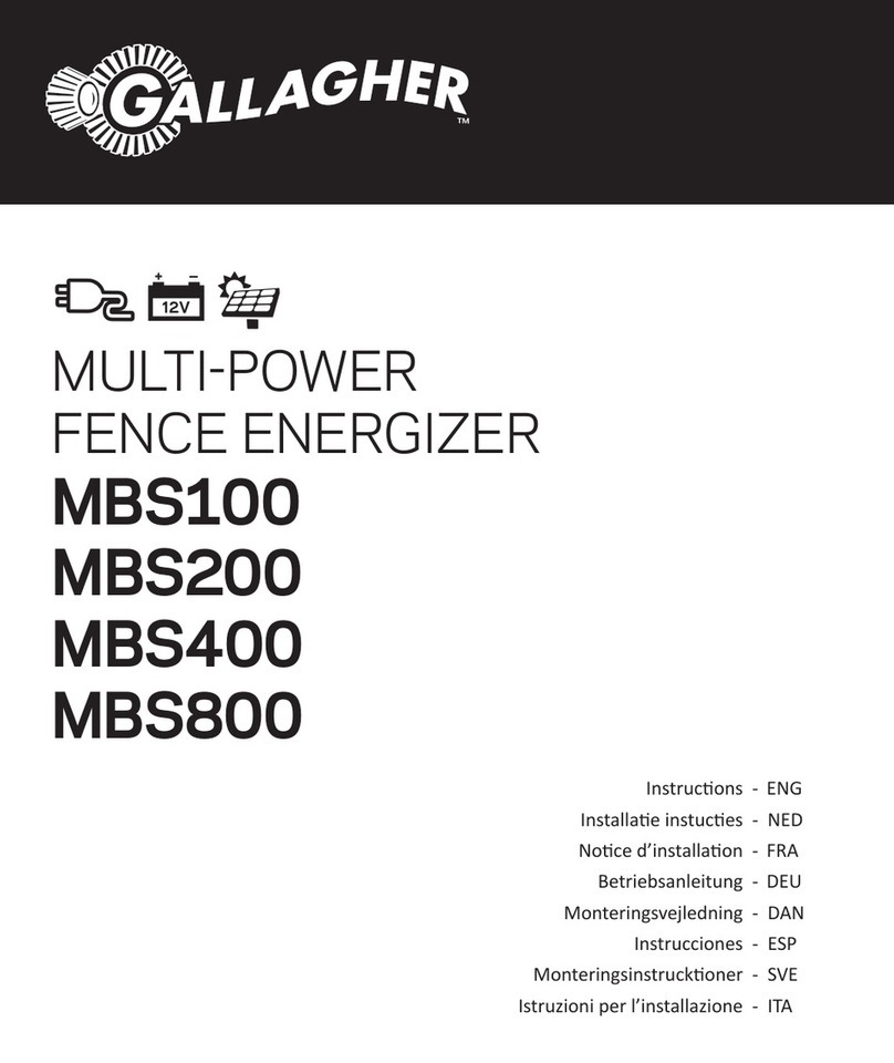 Gallagher MBS100 instructions