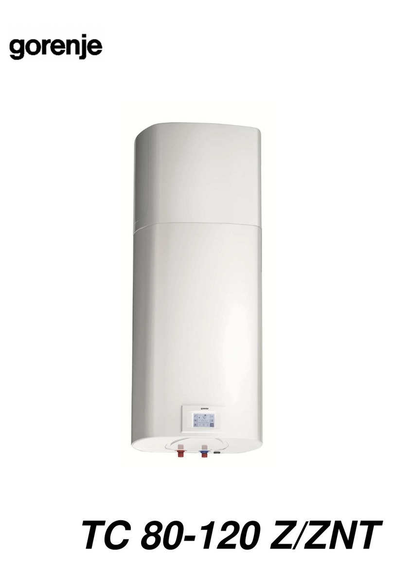 Gorenje TC 80 Z engineering data Gorenje TC 80 Z engineering data