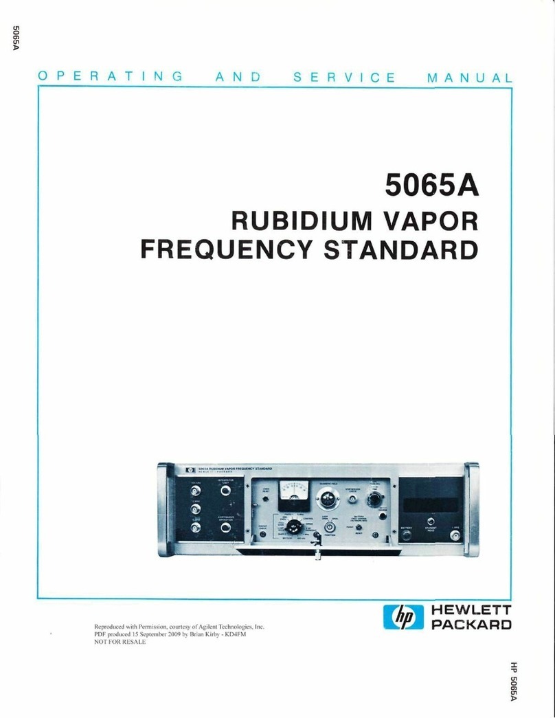 HP 5065A Operating and service manual