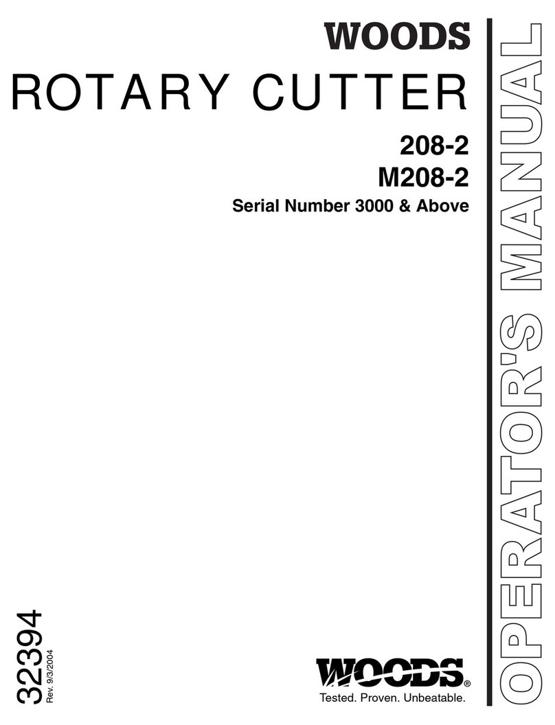 Woods 208-2 Operator's manual