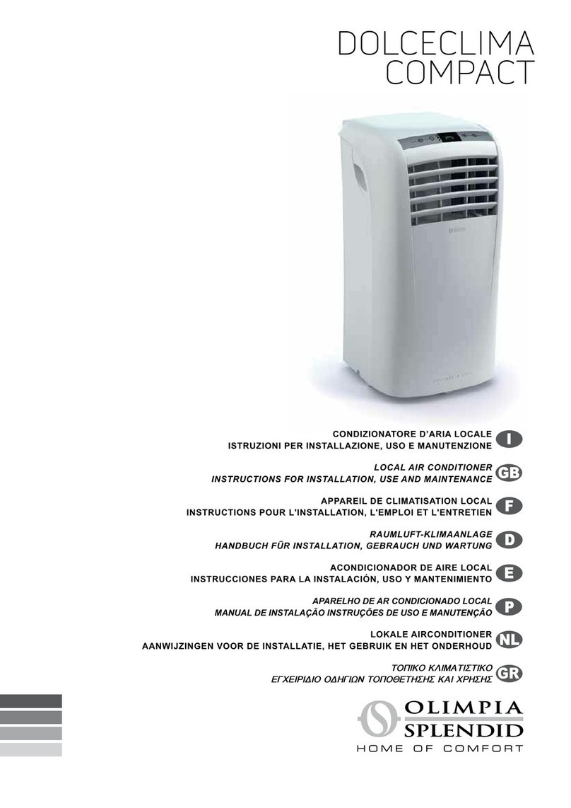 Olimpia splendid DOLCECLIMA COMPACT Instructions for installation, use and maintenance