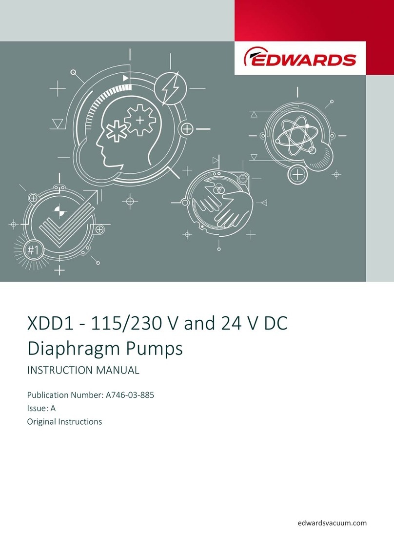 Edwards XDD1 115 V AC instruction manual