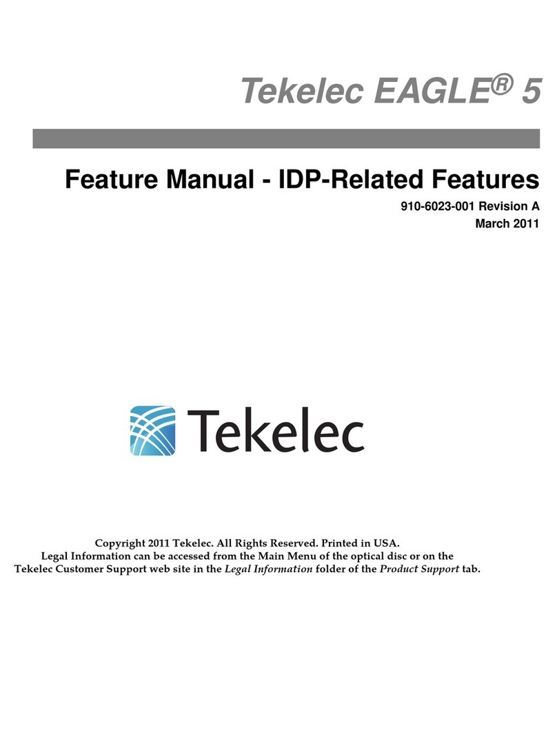 Tekelec EAGLE 5 Feature manual