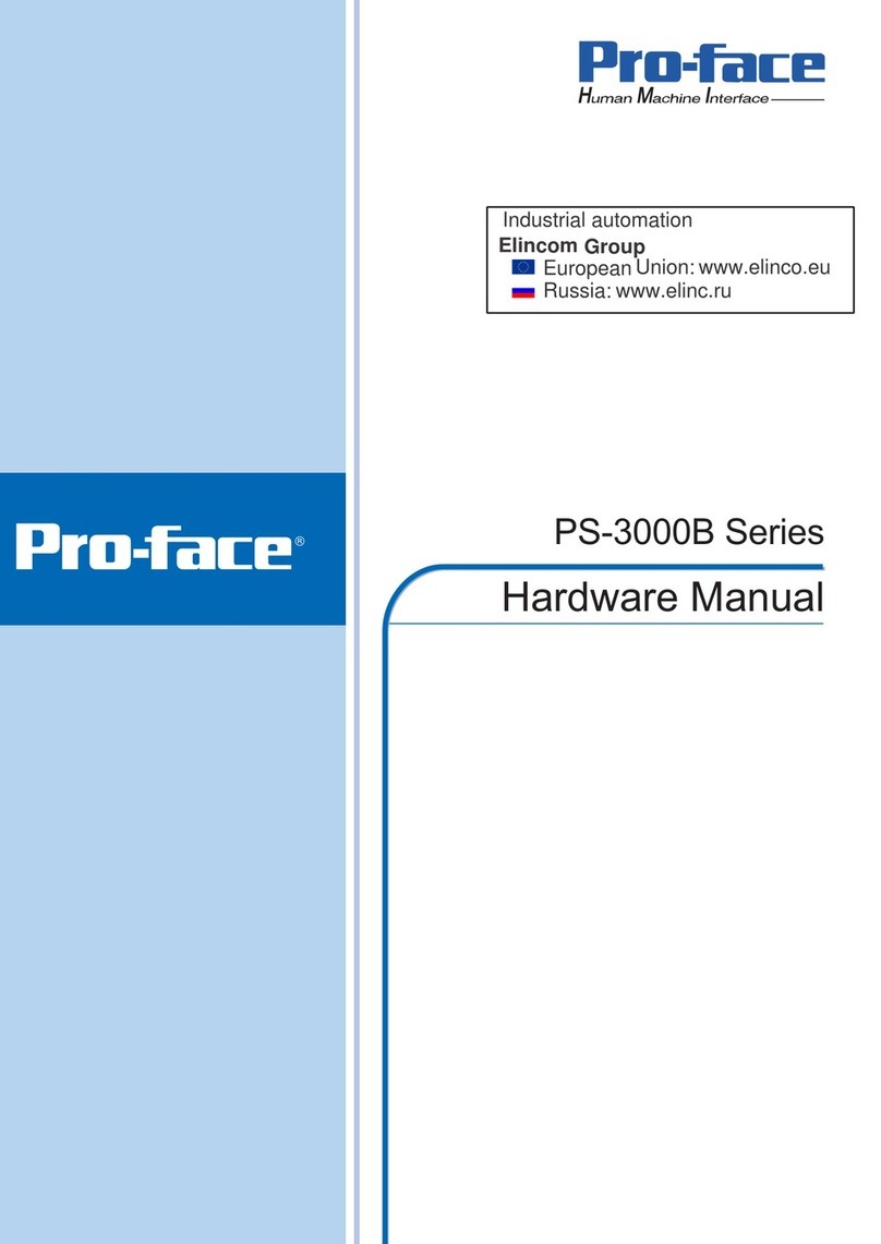 Pro-face PS-3000B Series User manual
