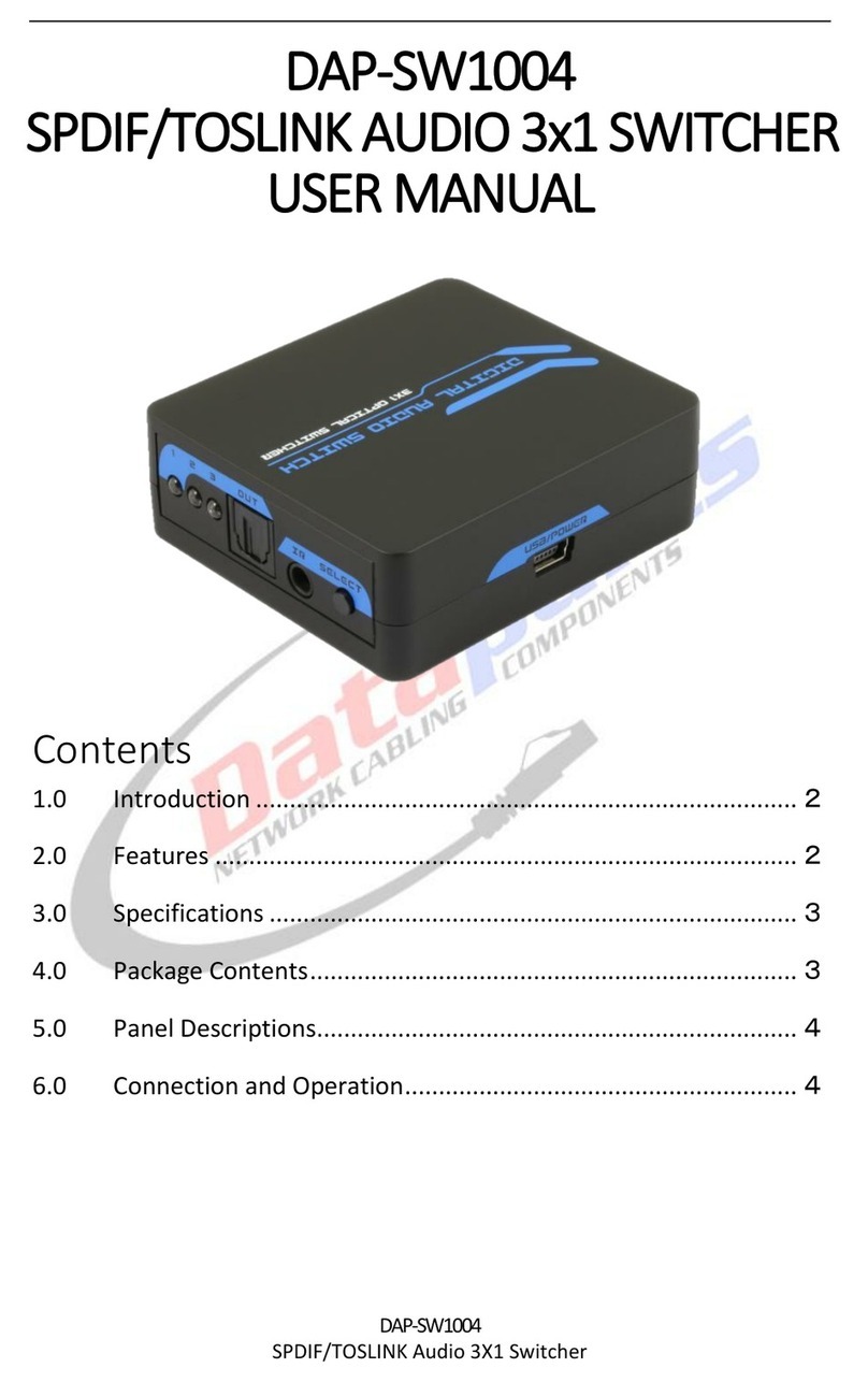 DataParts DAP-SW1004 user manual