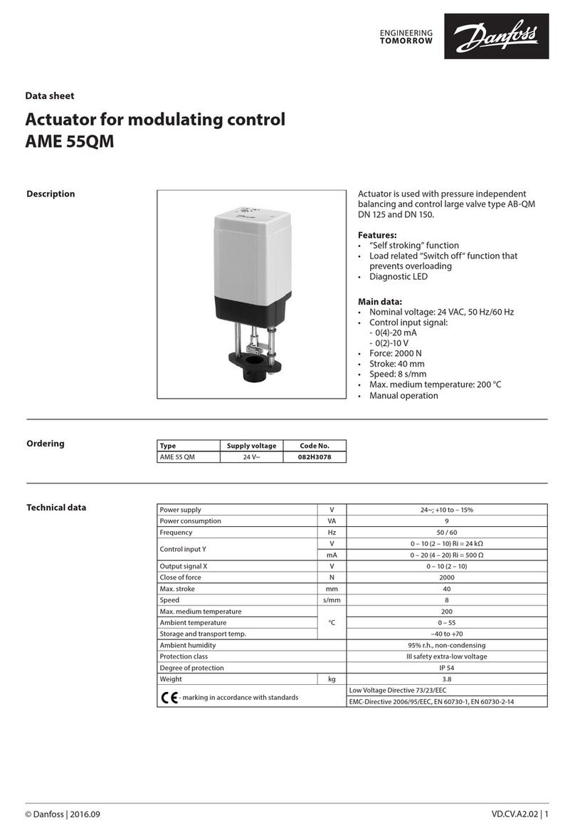 Danfoss AME 55QM User manual