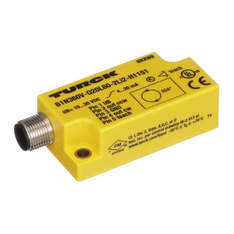 turck B1N360V-Q20L60-2Li2-H1151/3GD User manual