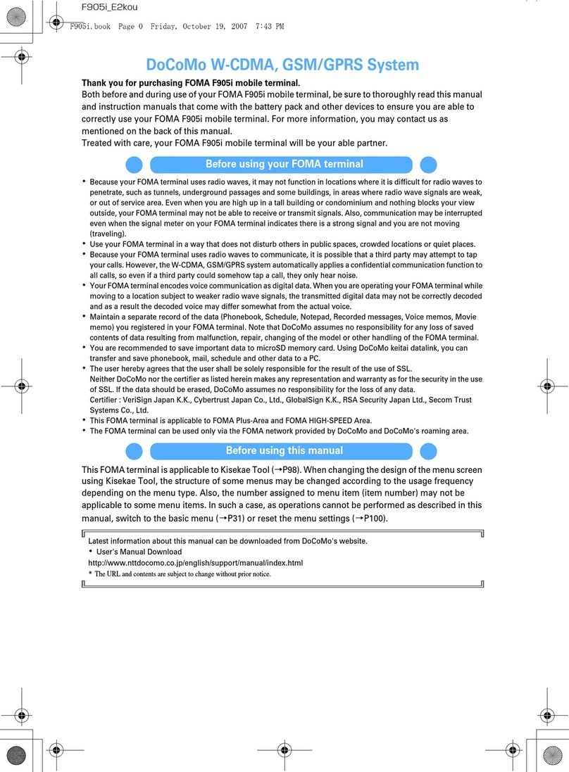 Foma F905I user manual