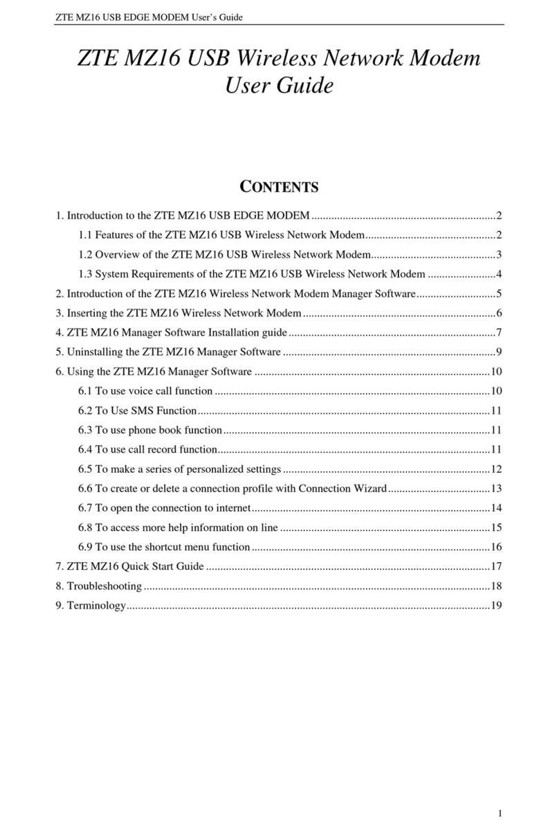 Zte MZ16 user guide
