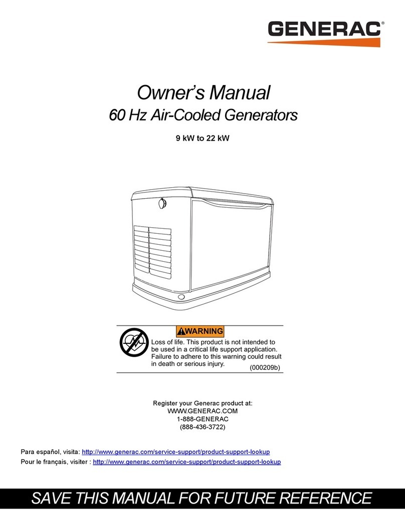 Generac Power Systems G0065510 owner's manual Generac Power Systems G0065510 owner's manual