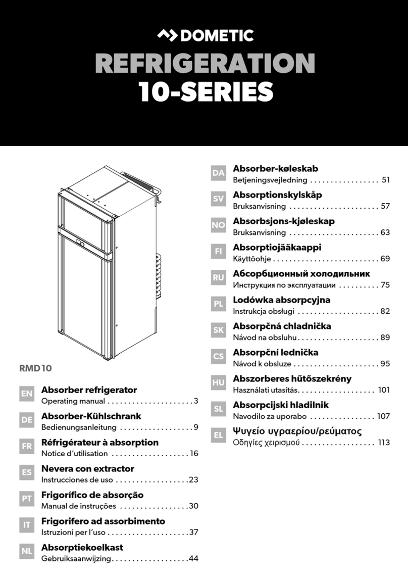 Dometic RMD10 User manual