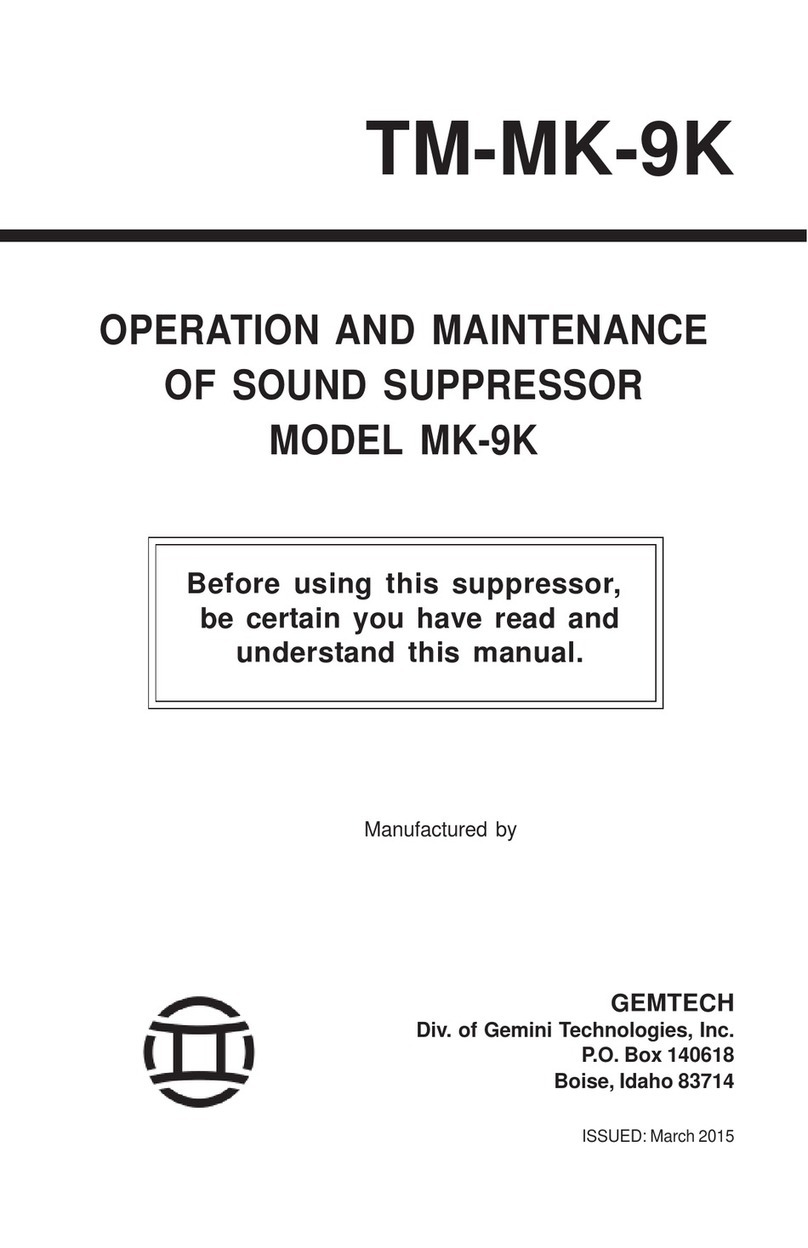 Gemtech MK-9K Operation and maintenance