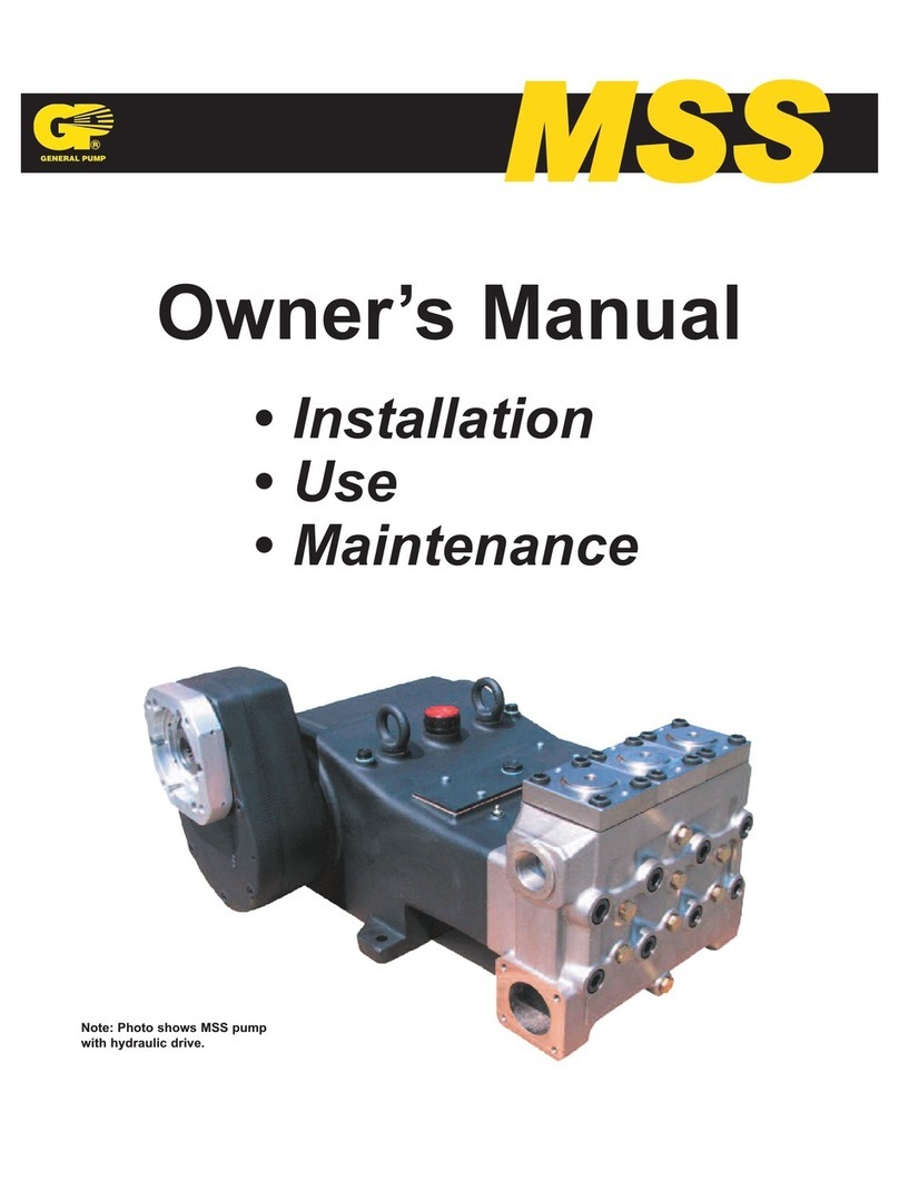 General Pump MSS Series owner's manual