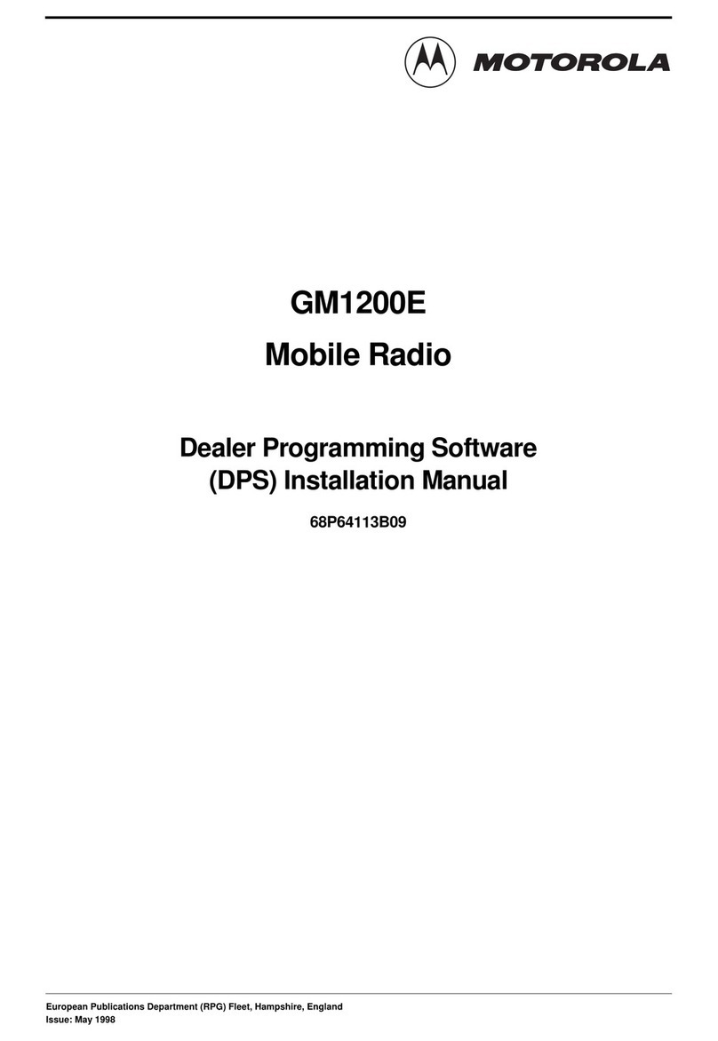 Motorola GM1200E User manual