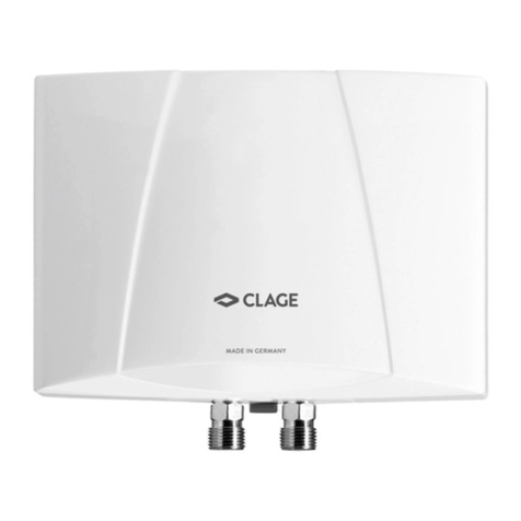 clage M 3 User manual
