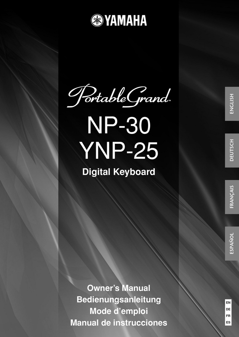 Yamaha NP-30 User manual