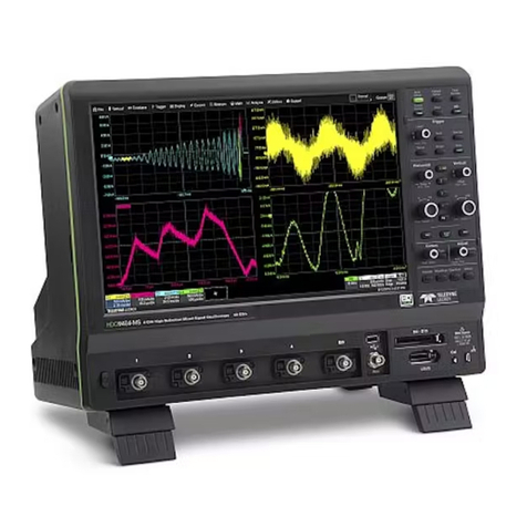 Teledyne Lecroy HDO9000 Getting started guide Teledyne Lecroy HDO9000 Getting started guide